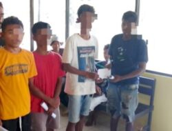 Hadang Dump Truck di Cabang Oelkuku dan Melempar, 4 Remaja Camplong Diamankan