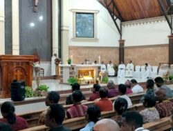 Paroki St. Simon Petrus Gelar Hari Pangan Sedunia, Polres Kupang Hadir Beri Pengamanan