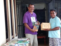 Gairahkan Literasi, Veronika Suci Fridani Salurkan Buku Untuk TBM Gading Taruna