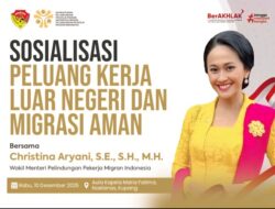 Wamen Pelindungan Pekerja Migran Indonesia Jadi Pemateri Utama, Pada Sosialisasi Migrasi Aman