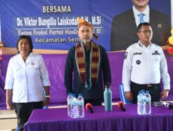 Kunjungi Semau, Ketua Fraksi Nasdem Diterima Bupati Kupang, Menwrima Banyak Masukan Masyarakat