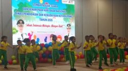 Semarak HAN 2026, Ratusan Anak PAUD Kota Kupang Tampilkan Senam Kreatif dan Edukatif