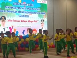 Semarak HAN 2026, Ratusan Anak PAUD Kota Kupang Tampilkan Senam Kreatif dan Edukatif