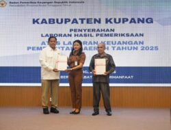 Wakil Bupati dan Ketua DPRD Terima LHP BPK, Kabupaten Kupang Pertahankan WTP