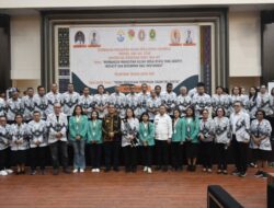 Asty Laka Lena Jadi Ibunda Guru PGRI NTT, Dilantik Saat Pembekalan Kukerta Mahasiswa UPG 1945