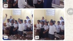 Langkah Kecil, Semangat Besar: Anak-Anak TKK Beata Maria Helena Bello Setia Mengiringi Koor dari Kapela ke Kapela