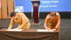 Bupati Yosef Lede Tanda Tangani Kerja Sama Optimalisasi Pajak Daerah Bersama Seluruh Kepala Daerah Se-NTT