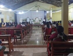 Dalam Semangat Pertobatan, Umat Stasi Santo Agustinus Bello Rayakan Pesta Pelindung