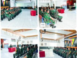 Kasbrigif 21/Komodo Tekankan Kepemimpinan, Disiplin, dan Soliditas kepada Perwira Abit Secapa dan Bintara Reguler
