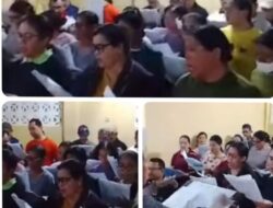 Dua Koor Hidupkan Misa di Kapela Santo Agustinus Bello