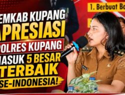 Wakil Bupati Kupang, Puji Polres Kupang Masuk Lima Besar Terbaik Nasional