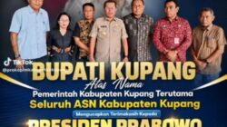 Dapat TKD Sebesar Rp174 Miliar Dari Pusat, Bupati Kupang: “Terima Kasih Bapa Presiden”