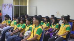 Teldy Sanam Terima dan Utus 41 Mahasiswa Undana ke Tengah Masyarakat