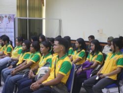 Teldy Sanam Terima dan Utus 41 Mahasiswa Undana ke Tengah Masyarakat